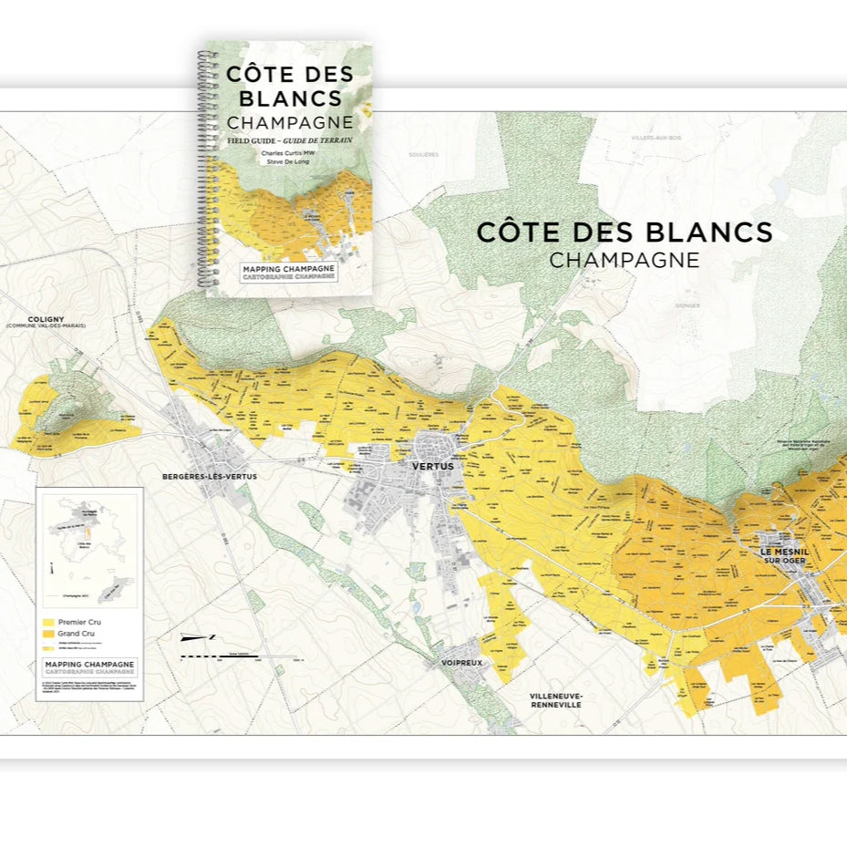 Mapping Champagne- Côte des Blancs Map